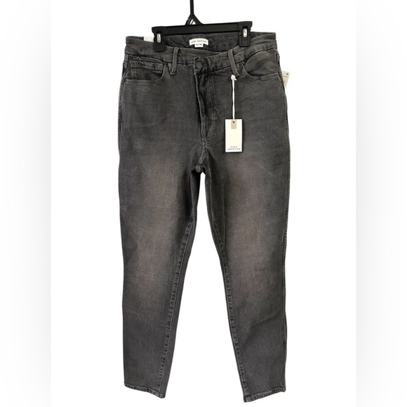 Good American Denim - Good American size 10/30 NWT Good Curve Skinny Black Fall Essential Denim Jeans